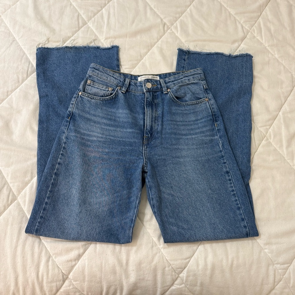 stradivarius long straight fit jeans